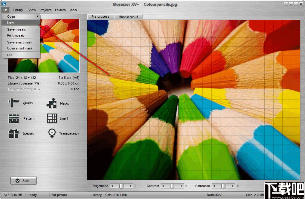 Mosaizer XV下载,图像编辑,图像处理,拼图软件